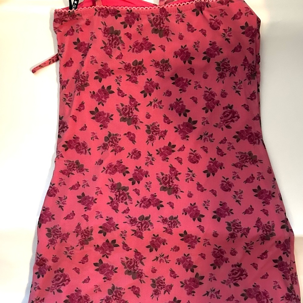 Katie J NYC Pink Floral Dress